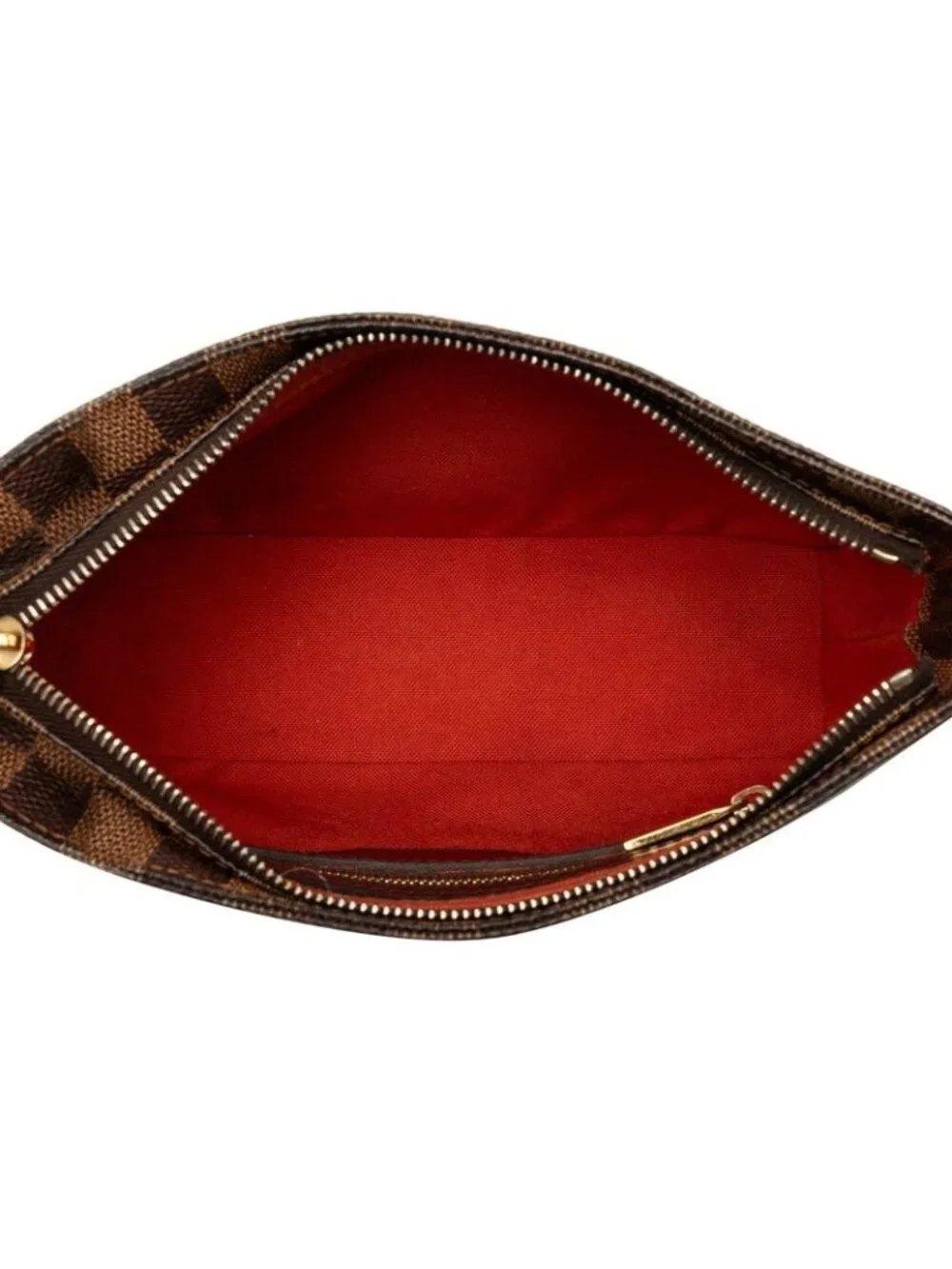 Louis Vuitton Damier Trotteur Crossbody Shoulder Bag Brown Leather